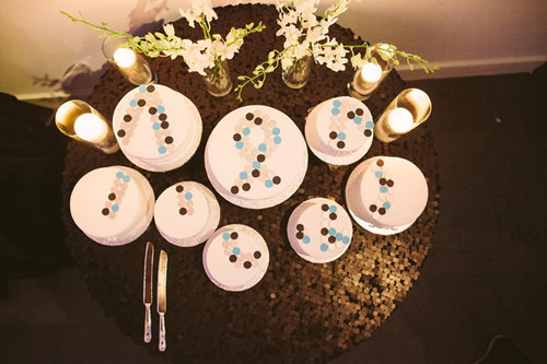 This industrial chic wedding used sugar buttons to create a bold design for a fun overhead effect.
Photo by The Photography of Haley Sheffield via Ruffled Blog
This industrial chic wedding used sugar buttons to create a bold design for a fun overhead effect.
Photo by The Photography of Haley Sheffield via Ruffled Blog