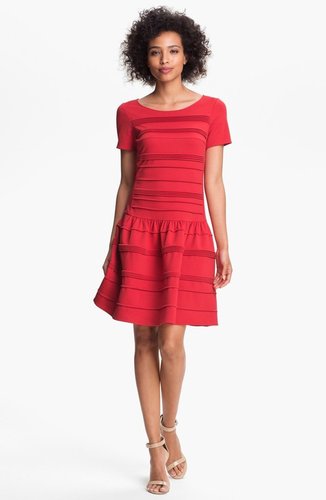 Eliza J Seamed Drop Waist Dress