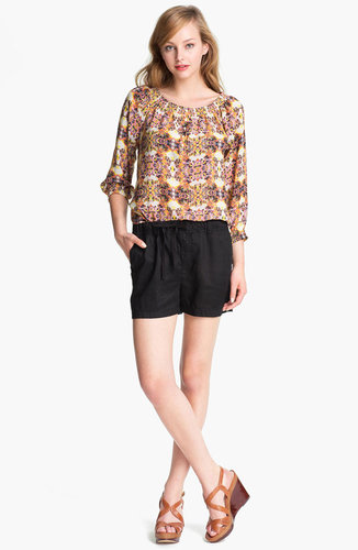 Caslon Drawstring Linen Shorts