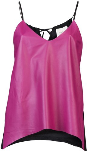 Michelle Mason Leather tank