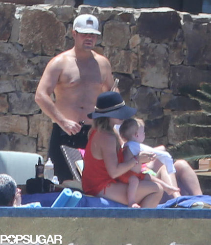 Hilary Duff hung out poolside with her husband, Mike Comrie, and son, Luca.
Hilary Duff hung out poolside with her husband, Mike Comrie, and son, Luca.