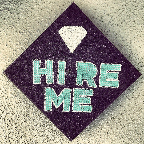 We don't blame this grad for seeking out job prospects ASAP.
Source: Instagram user dtepp
We don't blame this grad for seeking out job prospects ASAP.
Source: Instagram user dtepp