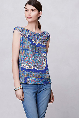 Pop this Anthropologie Smocked Tank ($48) into your weekender bag along with a Panama hat and gladiator sandals.
Pop this Anthropologie Smocked Tank ($48) into your weekender bag along with a Panama hat and gladiator sandals.