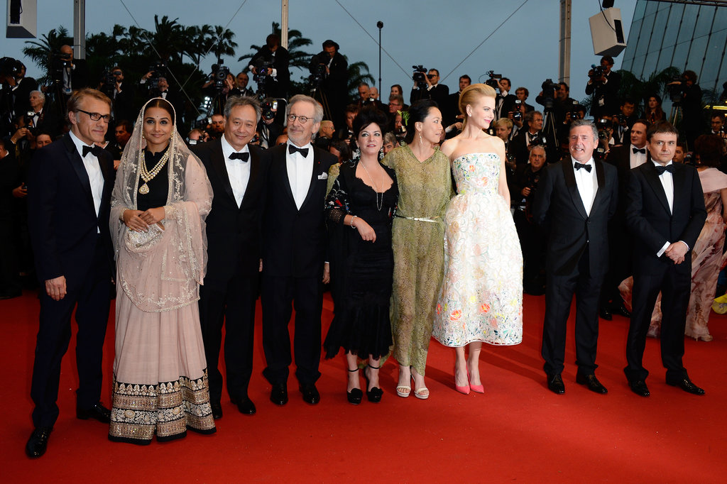 Nicole Kidman, Christoph Waltz, and Steven Spielberg posed with the 2013 Cannes Film Festival jury at the Opening Ceremony on Wednesday.
Nicole Kidman, Christoph Waltz, and Steven Spielberg posed with the 2013 Cannes Film Festival jury at the Opening Ceremony on Wednesday.