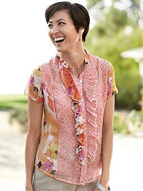 Elle Ruffle Blouse