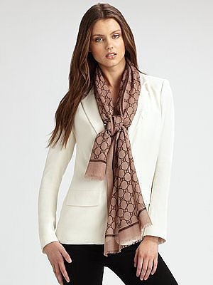 Gucci GG Pattern Stole
