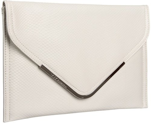 BCBGeneration - Nadia Snake Emboss Clutch (Black) - Bags and Luggage