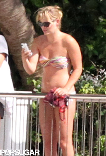 Lindsey Vonn wore a bikini for a sunny day in Palm Beach, L, with boyfriend Tiger Woods and his kids.
Lindsey Vonn wore a bikini for a sunny day in Palm Beach, L, with boyfriend Tiger Woods and his kids.