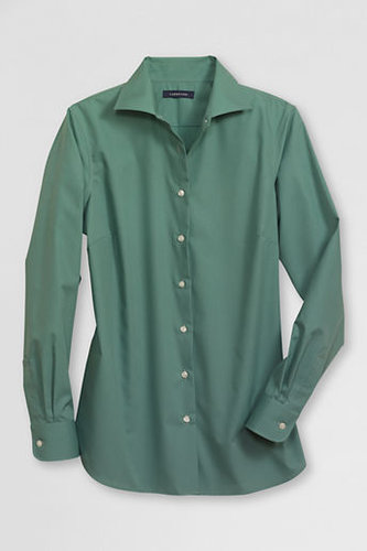 Women's Regular Long Sleeve Easy-care Broadcloth Blouse