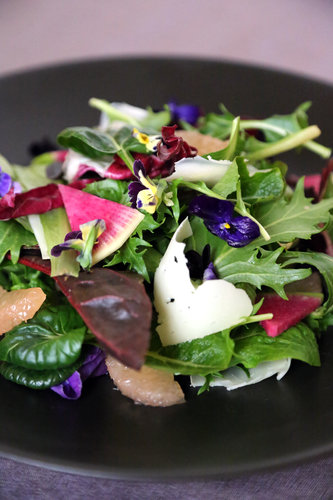 Toss in Delicate Herbs and Flowers Toss in Delicate Herbs and Flowers