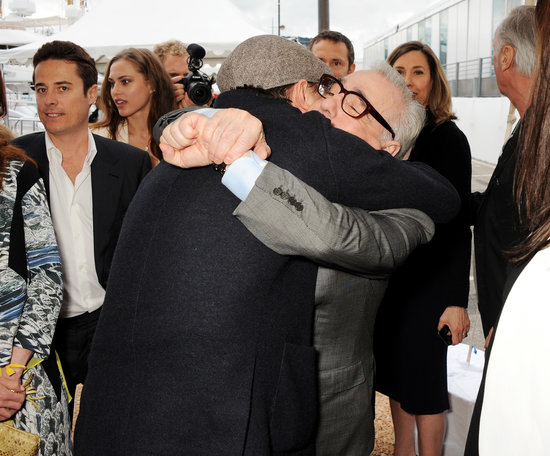 Leonardo DiCaprio hugged Martin Scorsese at a special event for Silence.
Leonardo DiCaprio hugged Martin Scorsese at a special event for Silence.