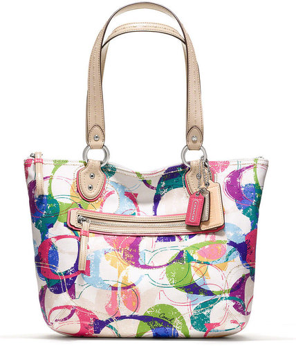 Coach Poppy Stamped C Small Tote