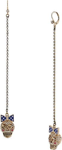 Skull Linear Earring