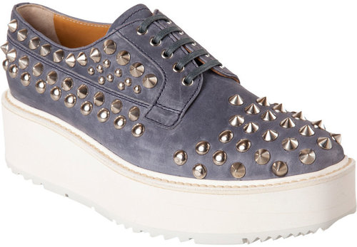 Prada Studded Platform Oxford