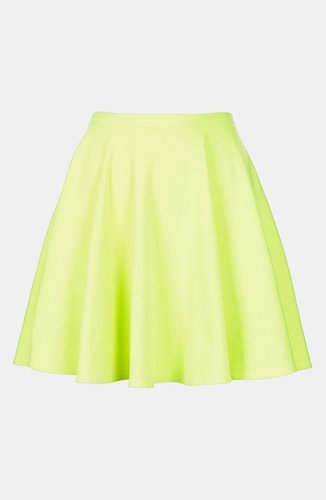 Topshop 'Milano' Jersey Skater Skirt