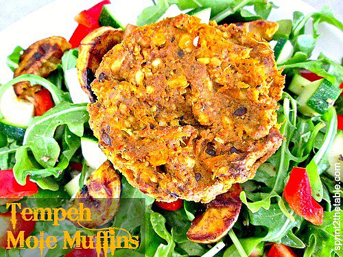 Tempeh Mole Muffins