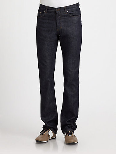 Versace Collection Ink Straight-Leg Jeans