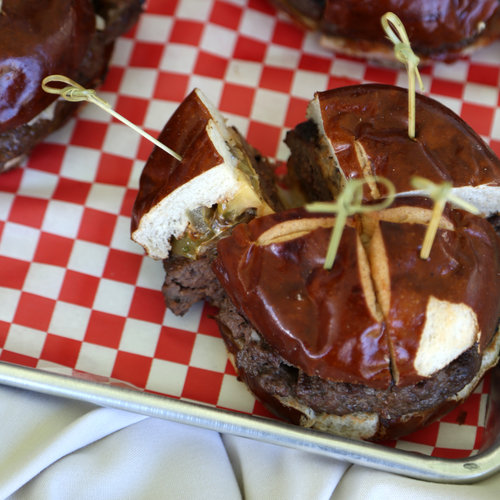 Grilled Green Tomato Burgers Grilled Green Tomato Burgers