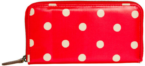 Cath Kidston Large Zip Around Spot Berry Wallet