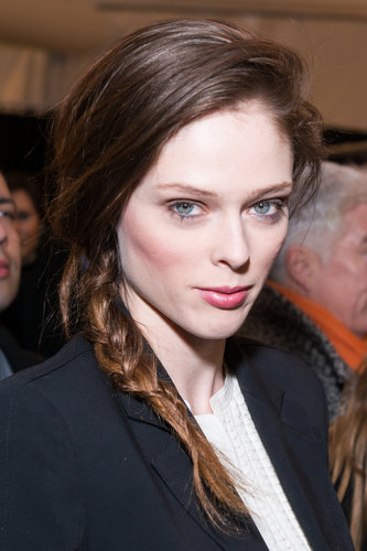 At the Diane von Furstenberg show for Fall 2013 Fashion Week, model Coco Rocha showed off a pretty, casual plait.
At the Diane von Furstenberg show for Fall 2013 Fashion Week, model Coco Rocha showed off a pretty, casual plait.