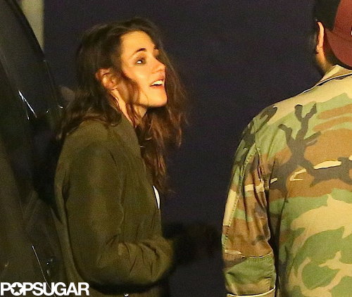 Kristen Stewart hit up a restaurant in LA last night.
Kristen Stewart hit up a restaurant in LA last night.