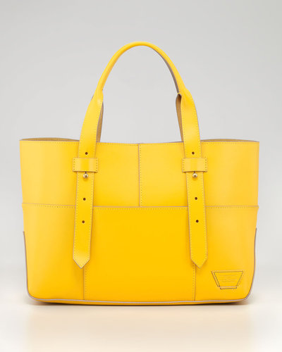 Tribeca Harrison Street Tote Bag, Lemon/Gray