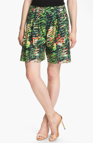 KENZO Forest Print Poplin Bermuda Shorts