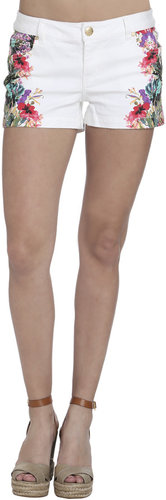 Tropical Mirror Print Shorts