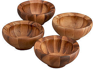 Nambe "Yaro" Individual Salad Bowls, Set of 4