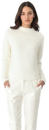 Alexander wang Mixed Rib Pullover