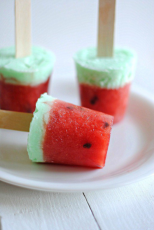 Watermelon Ice Pops Watermelon Ice Pops