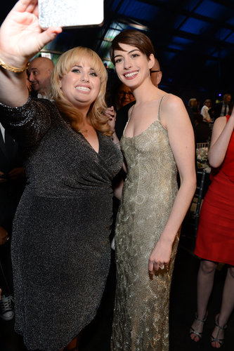 Rebel Wilson and Anne Hathaway teamed up for a picture in January 2013 during the Critics' Choice Awards.
Rebel Wilson and Anne Hathaway teamed up for a picture in January 2013 during the Critics' Choice Awards.