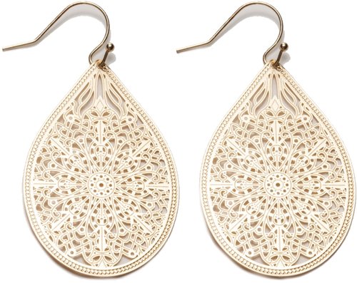 Filigree Teardrop Earrings