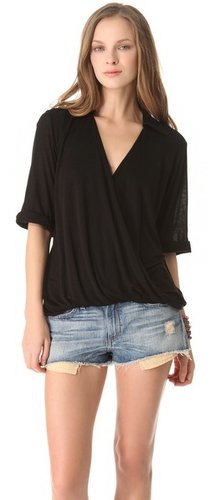 Blue life Draped Blouse