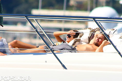 Leonardo DiCaprio went shirtless to lounge on a yacht in the South of France in May 2013.
Leonardo DiCaprio went shirtless to lounge on a yacht in the South of France in May 2013.