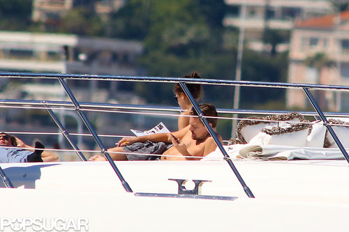 Leo Lounges Shirtless on a Yacht Surrounded By Ladies Leo Lounges Shirtless on a Yacht Surrounded By Ladies