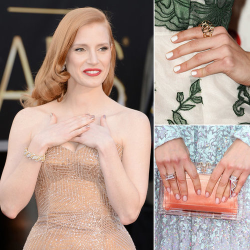With celebrities dressing up for various red carpet affairs, it's easy to be inspired by their polished styles — right down to their manicure choices — for your own wedding day. POPSUGAR Beauty has rounded up some of their favorite nail color options and nail art details worthy of wearing to a wedding.
With celebrities dressing up for various red carpet affairs, it's easy to be inspired by their polished styles — right down to their manicure choices — for your own wedding day. POPSUGAR Beauty has rounded up some of their favorite nail color options and nail art details worthy of wearing to a wedding.