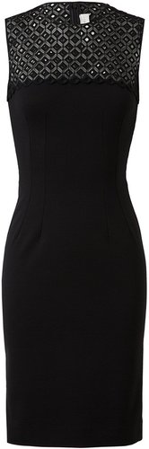 Stella Mccartney Lace and Stretch Jersey Pencil Dress
