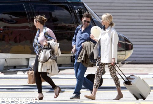Cameron Diaz Snaps a Selfie Before Hopping on a Helicopter Cameron Diaz Snaps a Selfie Before Hopping on a Helicopter