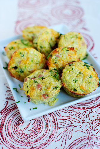 Mini Ham and Cheese Quinoa Cups Mini Ham and Cheese Quinoa Cups