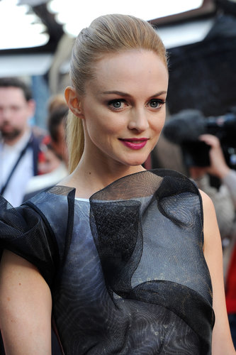 Heather Graham wore a sleek, high ponytail with straight ends at the Hangover III premiere.
Heather Graham wore a sleek, high ponytail with straight ends at the Hangover III premiere.