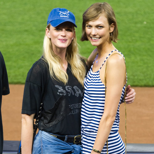 Karlie Kloss Style at New York Yankees Game 2013