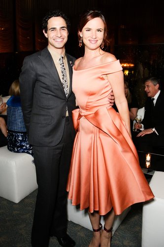 Zac Posen and Juliette Lewis (wearing Zac Posen) at the Lifetime Achievement Award Celebration in New York.
Photo: Benjamin LozovskyBFAnyc.com
Zac Posen and Juliette Lewis (wearing Zac Posen) at the Lifetime Achievement Award Celebration in New York.
Photo: Benjamin LozovskyBFAnyc.com