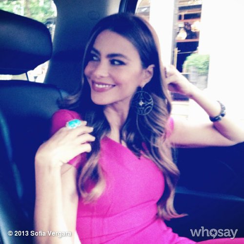 Sofia Vergara showed off a pink Michael Kors dress and Lorraine Schwartz jewels for a press day in NYC.
Source: Sofia Vergara on WhoSay
Sofia Vergara showed off a pink Michael Kors dress and Lorraine Schwartz jewels for a press day in NYC.
Source: Sofia Vergara on WhoSay