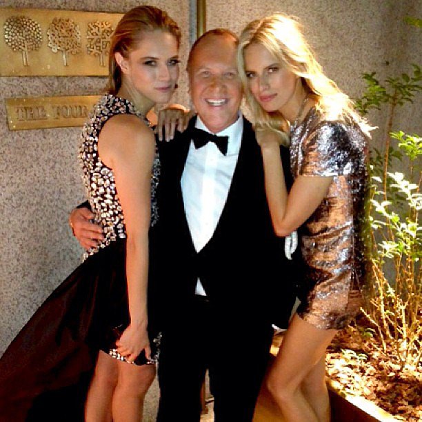 Michael Kors posed with his lovely CFDA Fashion Awards dates, Cody Horn and Karolina Kurkova.
Source: Instagram user michaelkors
Michael Kors posed with his lovely CFDA Fashion Awards dates, Cody Horn and Karolina Kurkova.
Source: Instagram user michaelkors