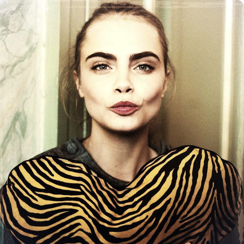 Cara Delevingne Naked on Marc Jacobs Shirt