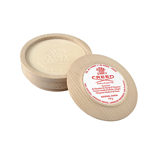 Inside Creed's Santal Shaving Bowl ($80) lies a scented soap that lathers into a rich shaving cream. The wooden bowl will last long after the soap has dissolved, making it the perfect travel essential.
Inside Creed's Santal Shaving Bowl ($80) lies a scented soap that lathers into a rich shaving cream. The wooden bowl will last long after the soap has dissolved, making it the perfect travel essential.