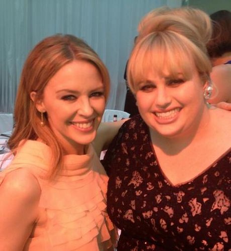 Kylie Minogue and Rebel Wilson hung out together at the Glamour Women of the Year Awards in London.
Source: Twitter user RebelWilson
Kylie Minogue and Rebel Wilson hung out together at the Glamour Women of the Year Awards in London.
Source: Twitter user RebelWilson