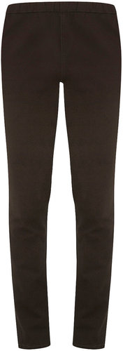 Black elasticated jeggings
