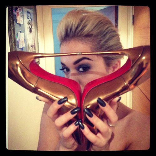 Rita Ora showed off her insane new Louboutins ahead of the Glamour Woman of the Year Awards.
Source: Instagram user ritaora
Rita Ora showed off her insane new Louboutins ahead of the Glamour Woman of the Year Awards.
Source: Instagram user ritaora